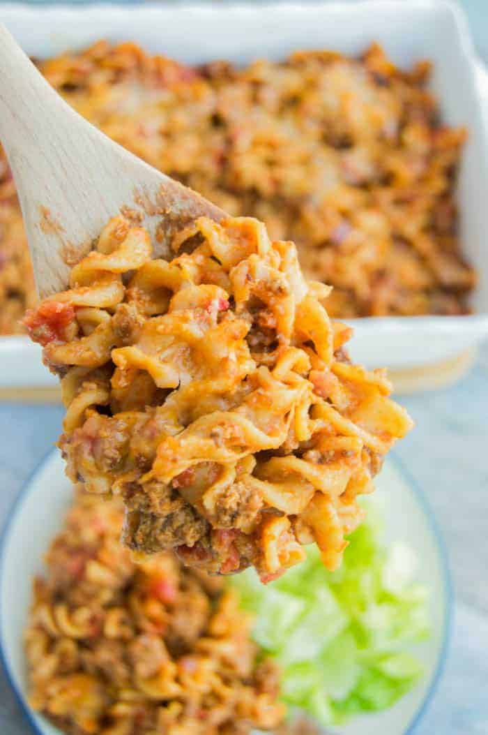 Cheeseburger Casserole