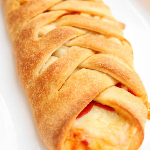 Pepperoni Pizza Braid