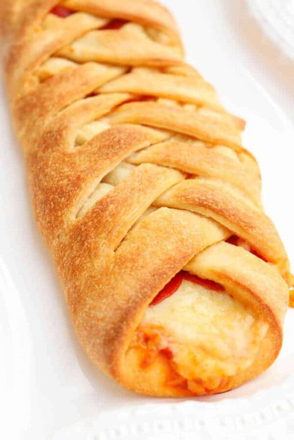 Pepperoni Pizza Braid