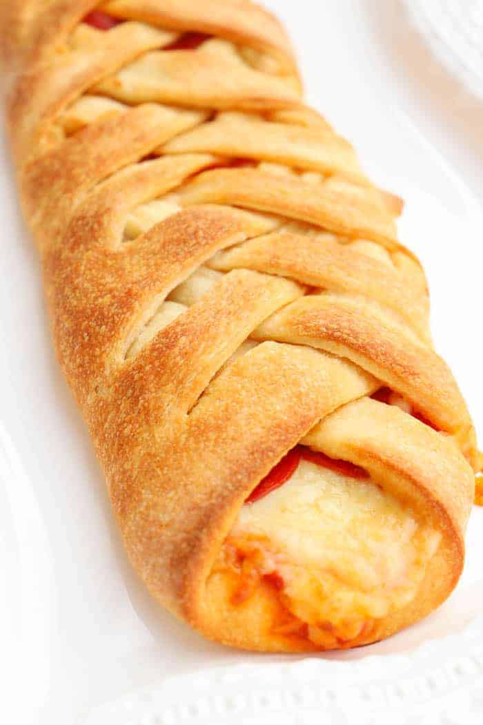 Pepperoni Pizza Braid