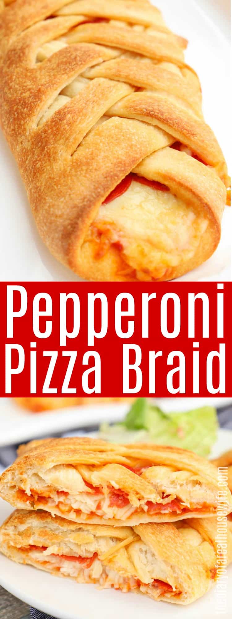 Pepperoni Pizza Braid