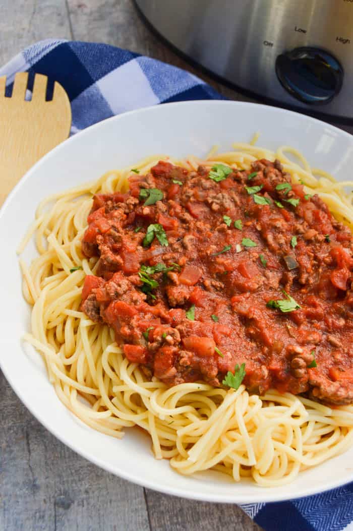Slow Cooker Spaghetti Sauce The Diary of a Real Housewife