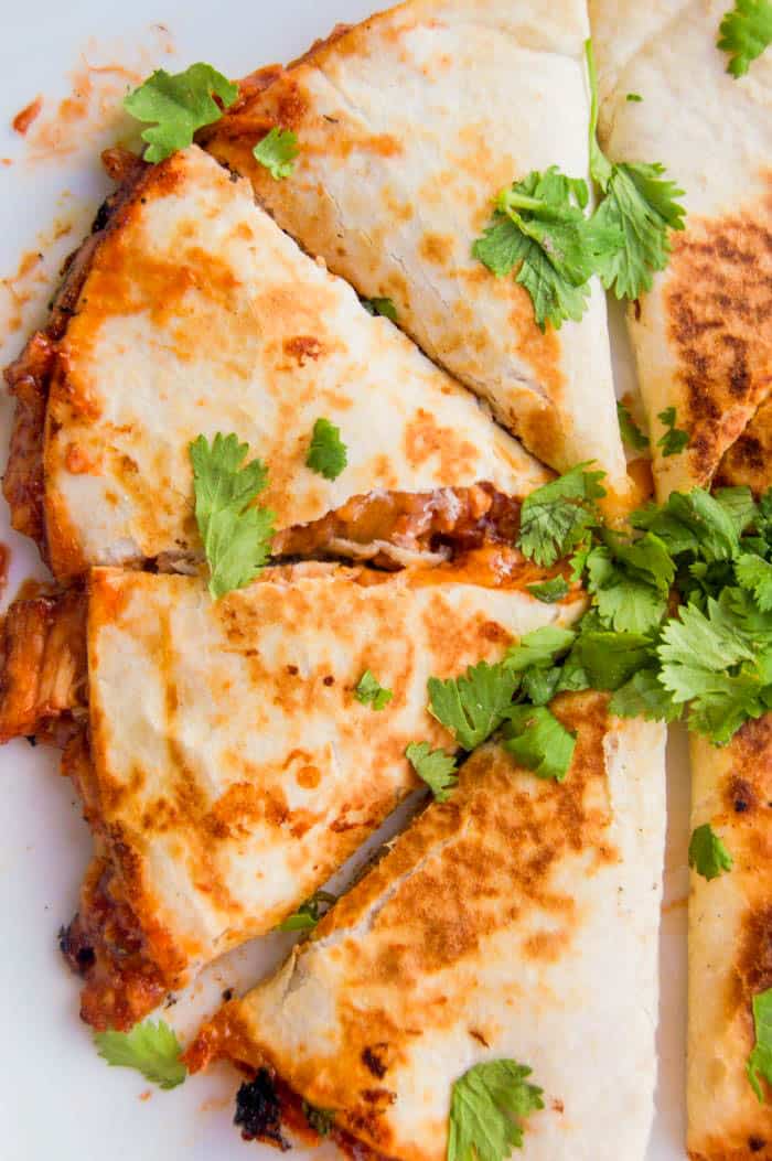 BBQ Chicken Quesadilla • The Diary of a Real Housewife