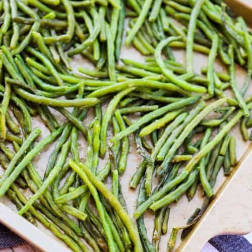 Baked Garlic Green Beans