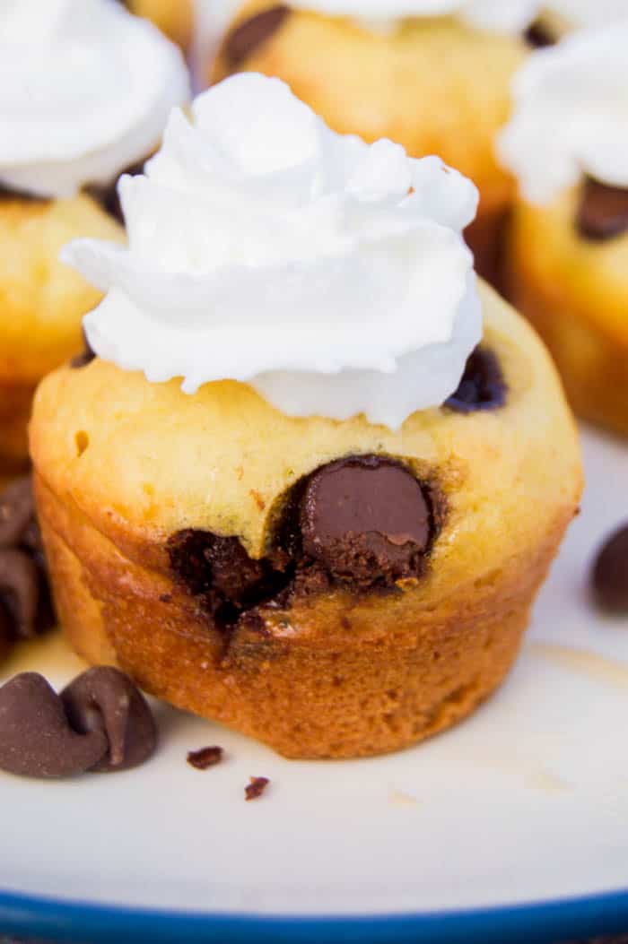 Chocolate Chip Pancakes Mini Muffins