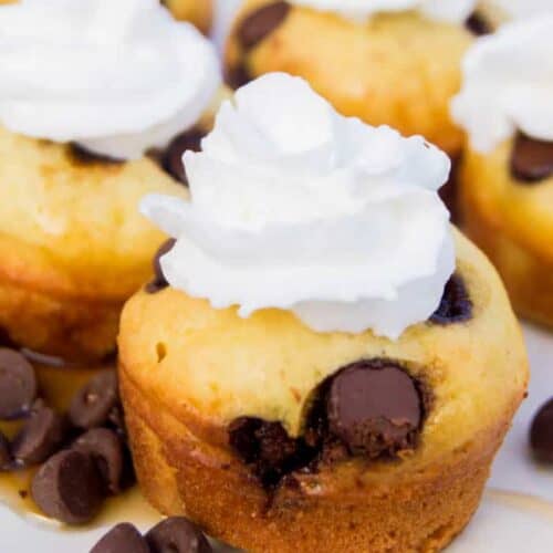 Chocolate Chip Pancakes Mini Muffins