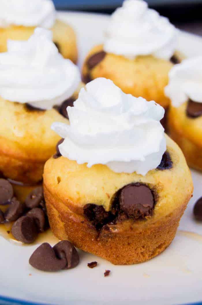 Chocolate Chip Pancakes Mini Muffins