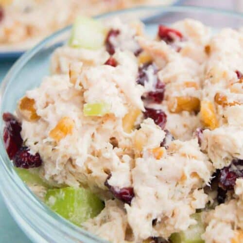 Cranberry Walnut Chicken Salad