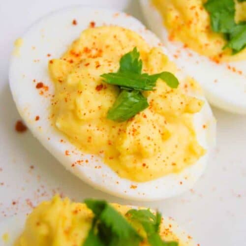 Classic Deviled Egg - high protein snack recipes