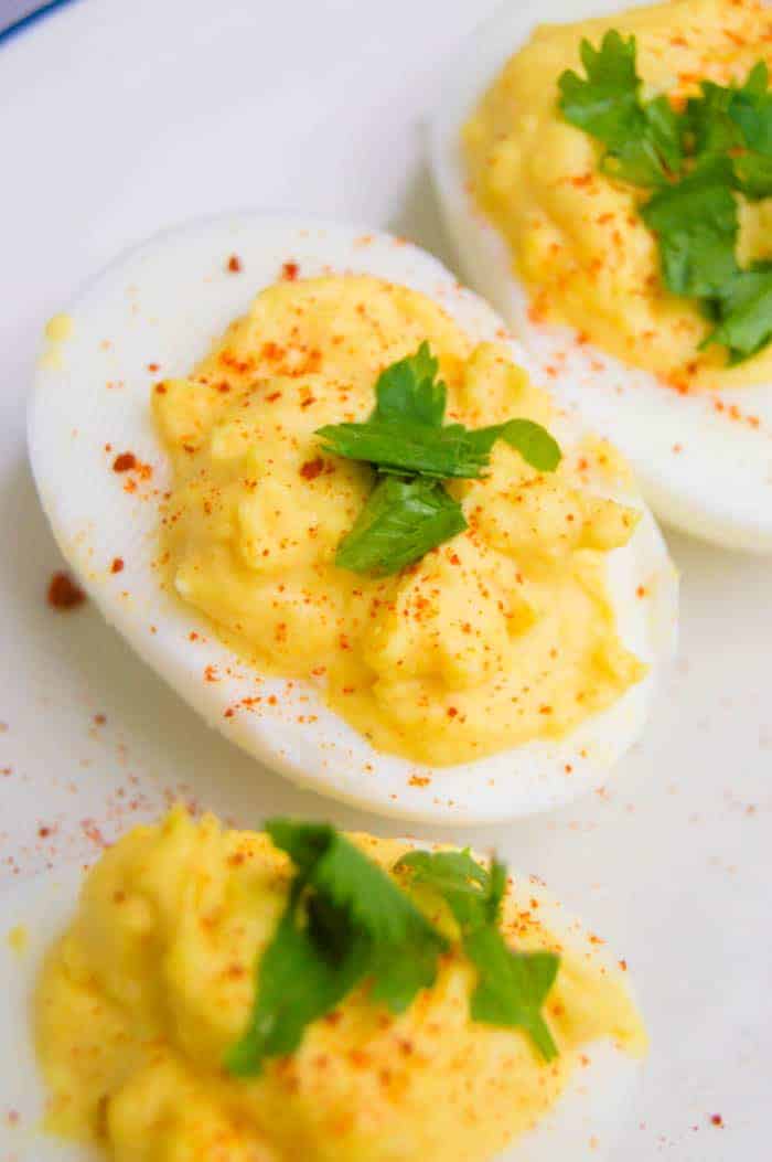 Classic Deviled Egg - high protein snack recipes