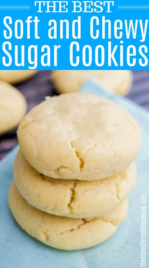 Soft and Chewy Sugar Cookies