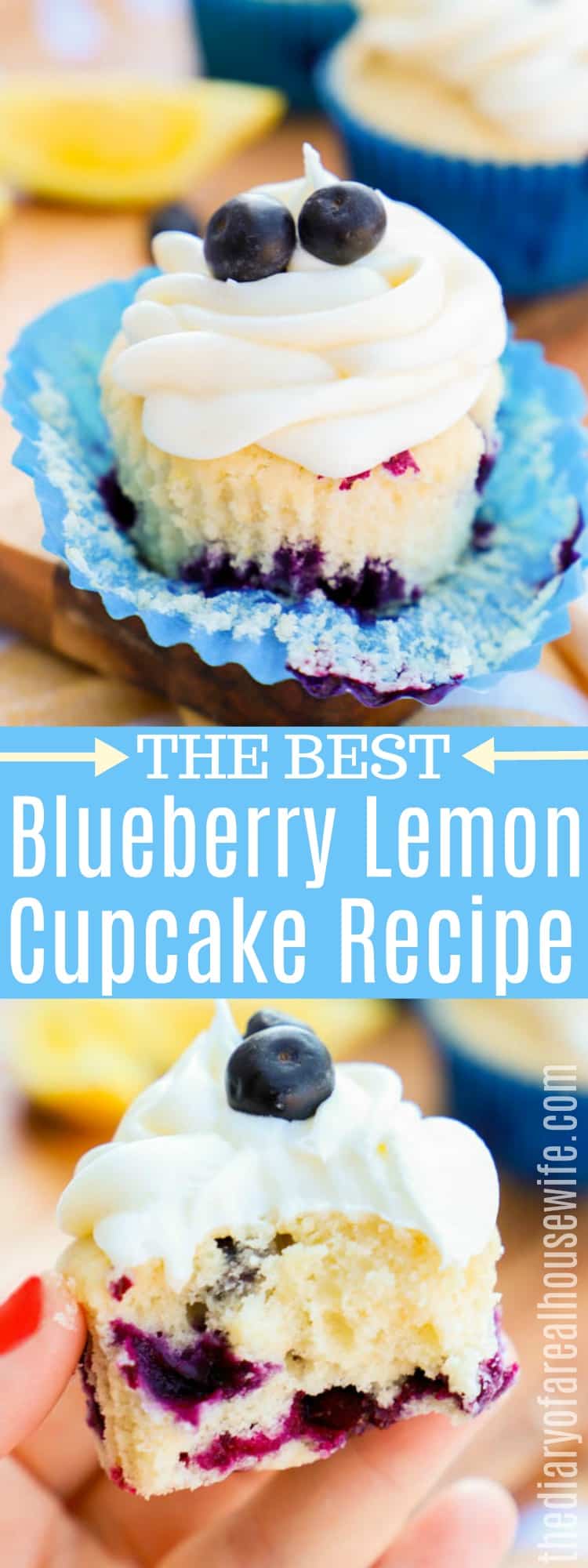 Blueberry Lemon Cupcake