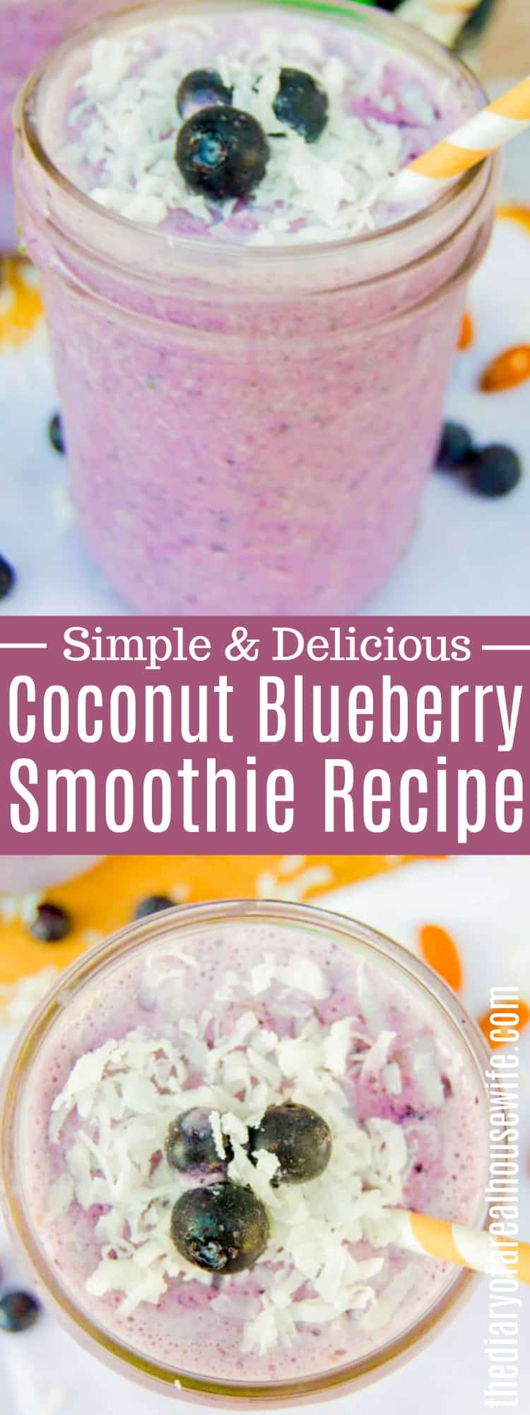 Coconut Blueberry Smoothie