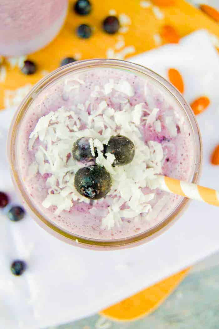 Coconut Blueberry Smoothie