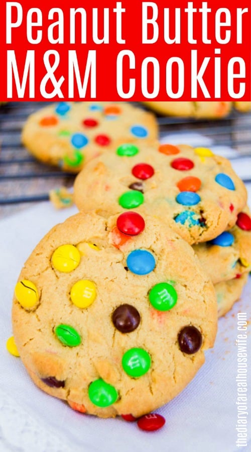 Peanut Butter M&M Cookie