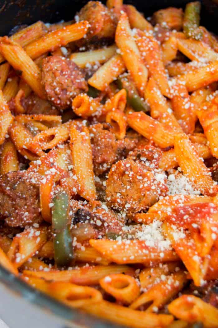  Italian Sausage and Peppers with Penne