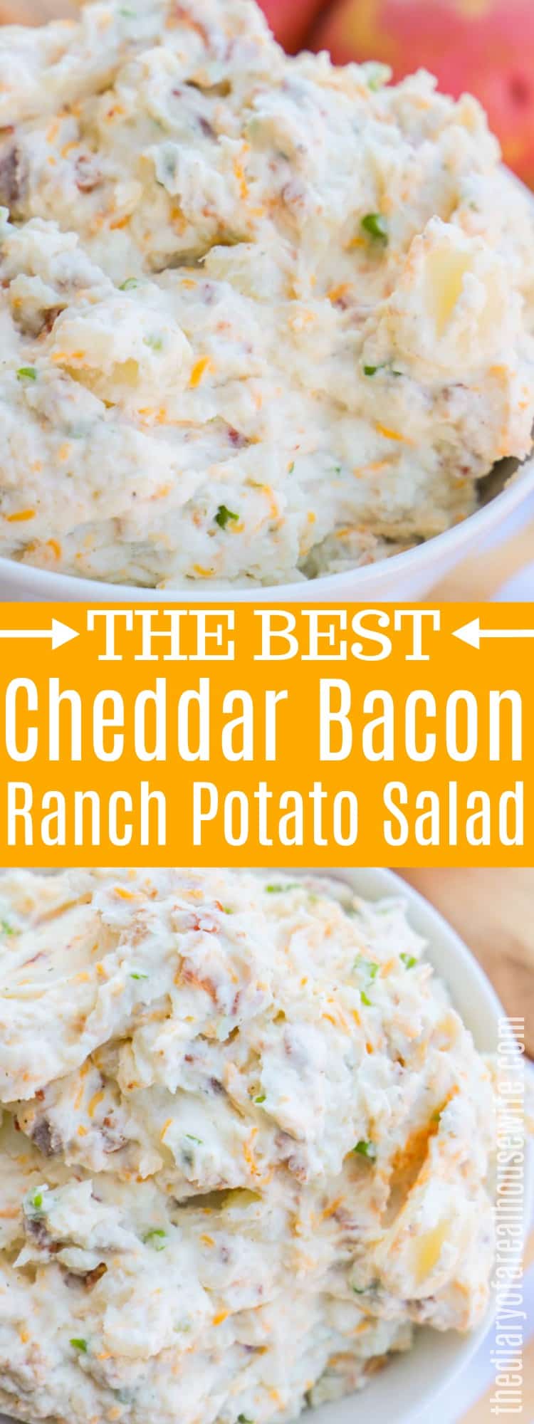 Cheddar Bacon Ranch Potato Salad