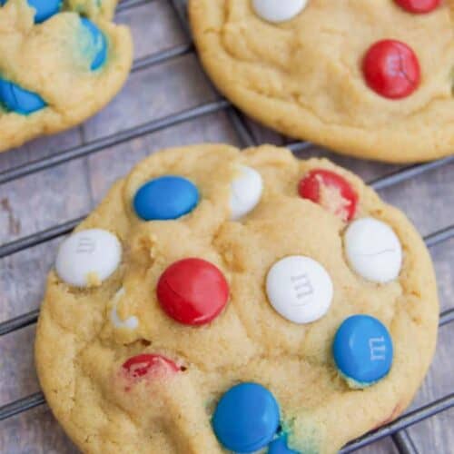 Patriotic Pudding Cookies