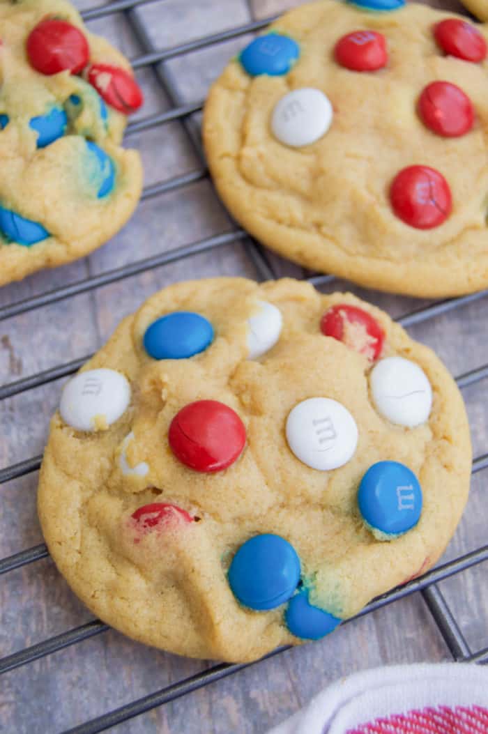 Patriotic Pudding Cookies