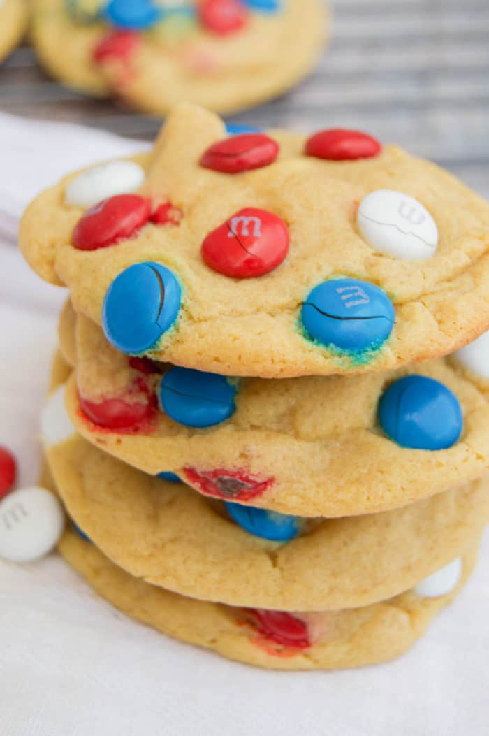 Patriotic Pudding Cookies