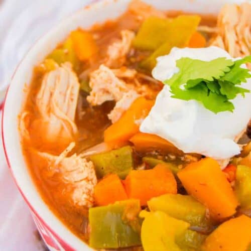 Slow Cooker Chicken Fajita Soup