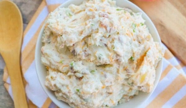 Cheddar Bacon Ranch Potato Salad