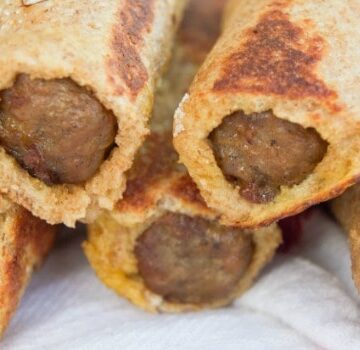 Sausage French Toast Roll Ups