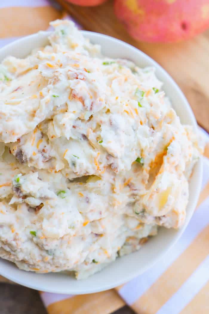 Cheddar Bacon Ranch Potato Salad