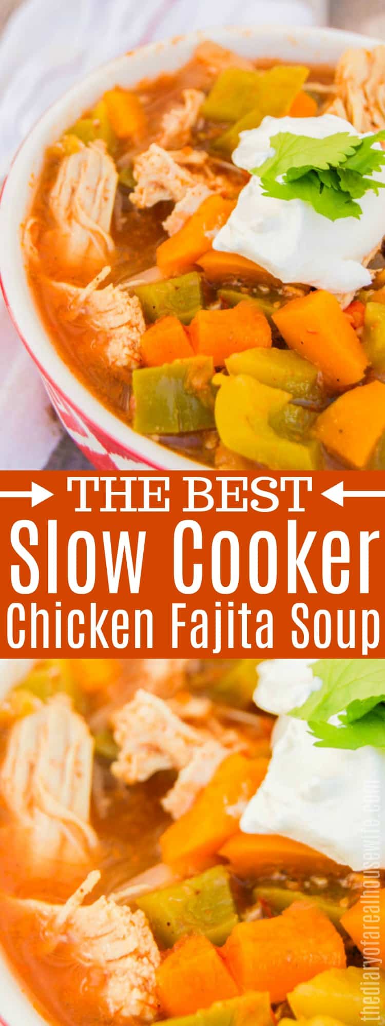 Slow Cooker Chicken Fajita Soup