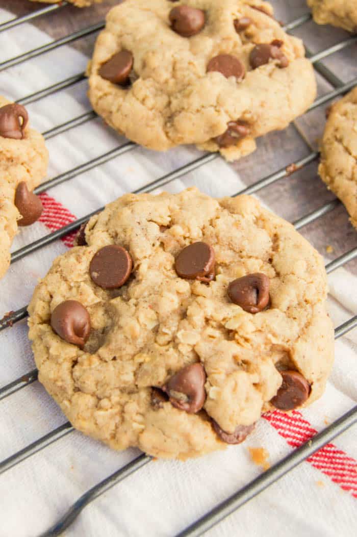 Chocolate Chip Oatmeal Cookies