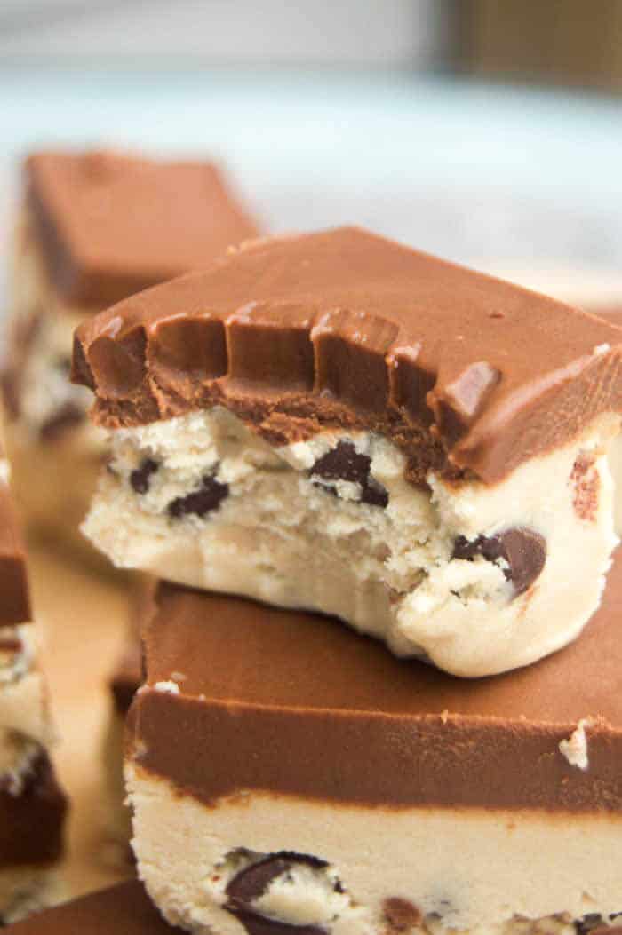 Chocolate Chip Cookie Dough Fudge