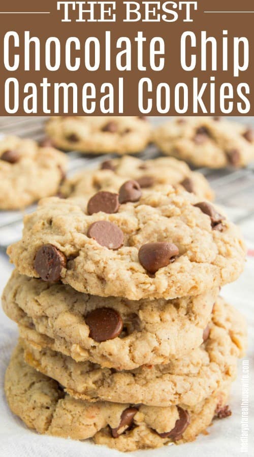 Chocolate Chip Oatmeal Cookies