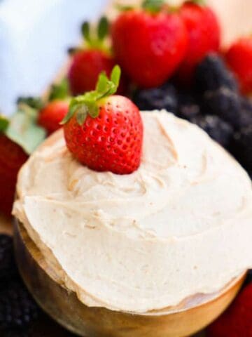 Greek Yogurt Peanut Butter Fruit Dip