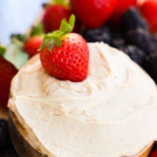 Peanut Butter Greek Yogurt Fruit Dip - Project Meal Plan