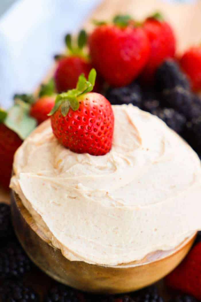 Greek Yogurt Peanut Butter Fruit Dip