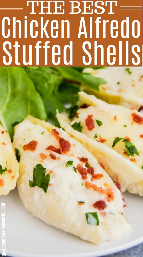 Chicken Alfredo Stuffed Shells
