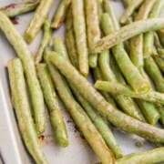 Roasted Ranch Green Beans