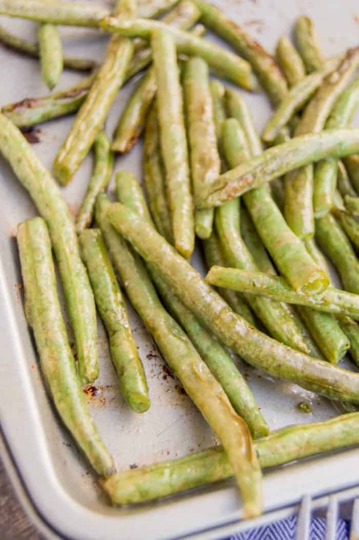 Roasted Ranch Green Beans