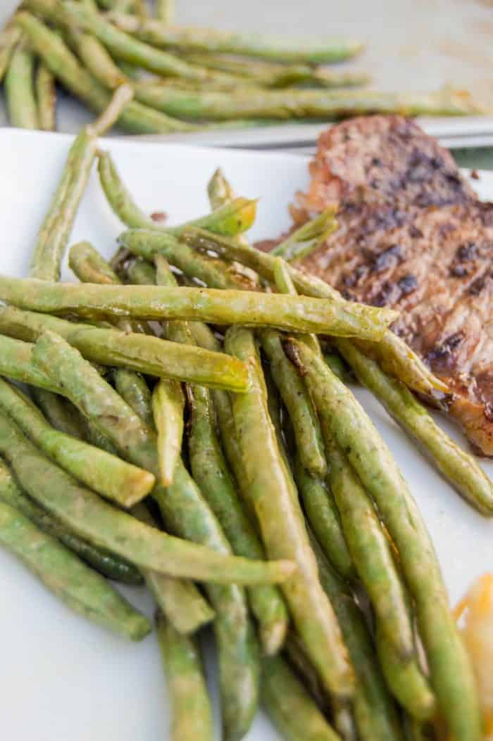 Roasted Ranch Green Beans