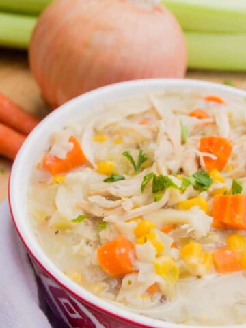 Slow Cooker Creamy Chicken and Noodle Soup