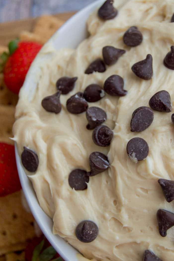 Chocolate Chip Cheesecake Dip