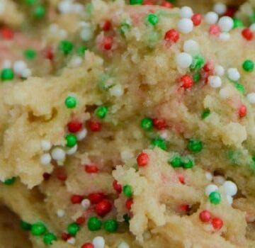Edible Christmas Cookie Dough