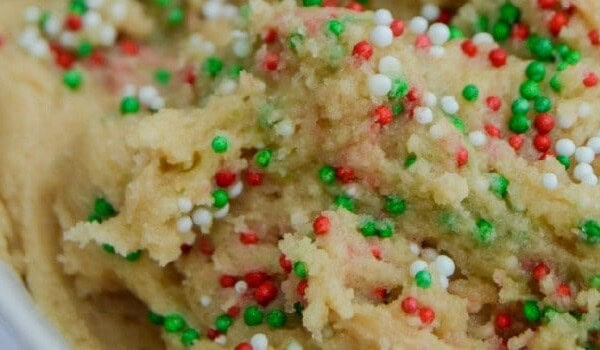 Edible Christmas Cookie Dough