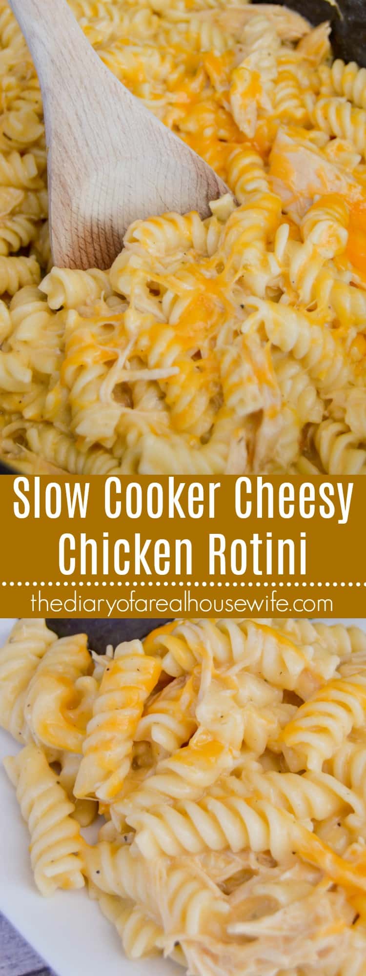 Slow Cooker Cheesy Chicken Rotini