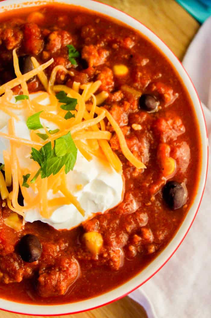 Super Simple Chili • The Diary of a Real Housewife