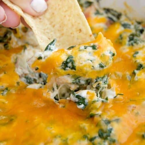 Cheesy Bacon Spinach Dip