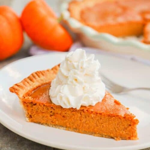 Easy 5 Ingredient Pumpkin Pie