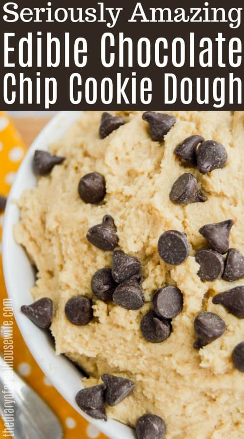 Edible Chocolate Chip Cookie Dough