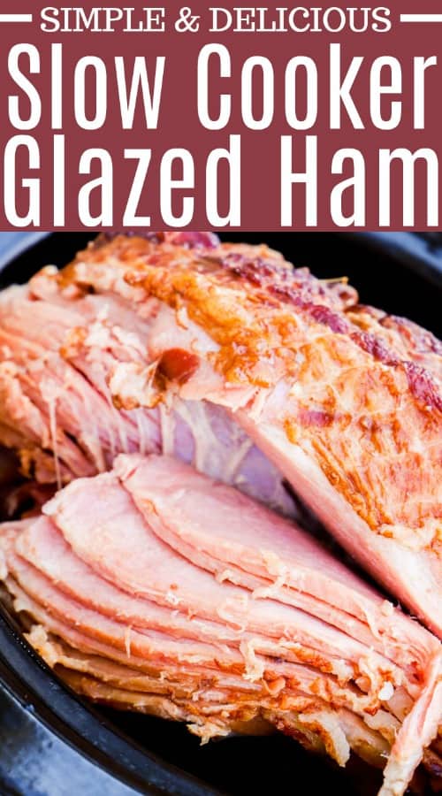 Slow Cooker Maple Glazed Ham