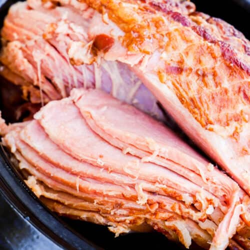 Slow Cooker Maple Glazed Ham